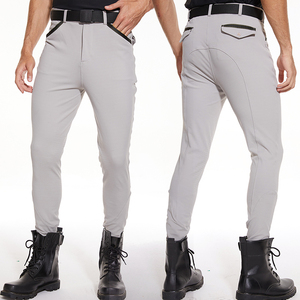 Legging berkuda pria warna putih grosir, dengan bantalan lutut silikon, nyaman, elastis, dan pas badan. - Product Image 6