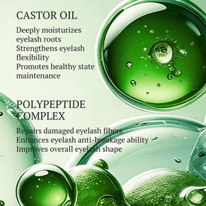 KORMESIC - Suero para Pestañas de Aceite de Ricino Natural de 30 ml, Tratamiento para el Crecimiento de las Pestañas, Líquido con Ginseng Refrescante - Product Image 4