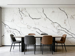 แผ่นควอตซ์ขนาดใหญ่สำหรับเคาน์เตอร์ห้องน้ำและห้องครัว ทนทาน กันน้ำ - Product Image 4