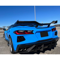 Pour Chevrolet Corvette C8 Stingray/Z51 2020+ - Lèvre de pare-chocs arrière de haute qualité - Diffuseur arrière - Pièces et accessoires de carrosserie - Kit carrosserie