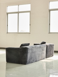 Sofá Cama Modular en Forma de L de Alta Calidad, Moderno, en Color Verde Combinado, para Sala de Estar de <span class=keywords><strong>Apartamento</strong></span>, Tapizado en Tela Chenille - Product Image 6