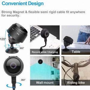 กล้อง HD 1080P พร้อมอินฟราเรดมองเห็นในเวลากลางคืน กล้องวงจรปิดไร้สาย ควบคุมผ่านแอพพลิเคชั่น กล้องขนาดเล็กพร้อม WIFI - Product Image 5