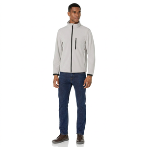 Wholesale Custom Color Soft Shell Jacket Autumn Waterproof Hooded <b>Canvas</b> Linen Lining Vintage Customized Logo Men's 2026 - Product Image 1
