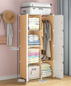 Tủ quần áo nhựa gấp gọn giá rẻ, sẵn sàng giao hàng - Product Image 3