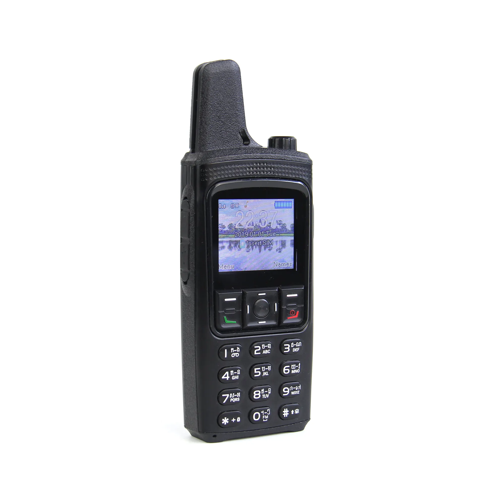Pretech fabrika toplu MT6261D 1.77 inç QVGA 128x160 özellikli telefonlar walkie talkie