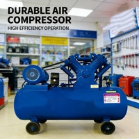 Compresor de Aire de Pistón de Alta Presión de 8 bar, Motor de 3 HP, Bomba Refrigerada por Aire para Pintura en Aerosol, Reparación de Carrocería de Automóviles