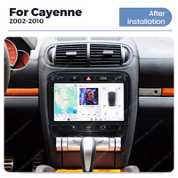 DUDU 7 QLED 2K Navigation de voiture Écran stéréo UHD TPMS Support 360 Caméra panoramique Caméra arrière pour CY01-Porsche Cayenne 2002-2010