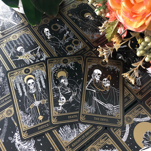 Tarjetas <span class=keywords><strong>de</strong></span> oráculo impresas personalizadas, <span class=keywords><strong>baraja</strong></span> <span class=keywords><strong>de</strong></span> Tarot con bordes dorados <span class=keywords><strong>de</strong></span> alta calidad, libro <span class=keywords><strong>de</strong></span> instrucciones en español, caja <span class=keywords><strong>de</strong></span> papel rígida - Product Image 3