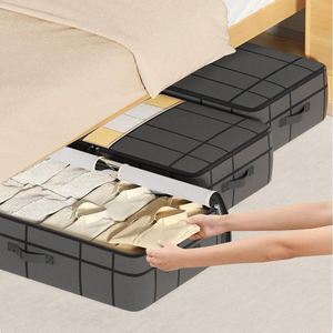 Under <b>Bed</b> Organizer Containers Large Capacity Clothes Storage <b>Bag</b> for Home Dormitory - Product Image 5