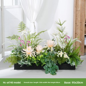 Jardinera Decorativa con Flores Artificiales, Arreglos Florales Artificiales, Combinaciones de Vegetación, Cajas de Flores <span class=keywords><strong>para</strong></span> Paisajismo - Product Image 4