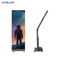 Afficheur LED pliable P1.86 GOB, écran vidéo intérieur résistant aux chocs et étanche, afficheur LED sans soudure