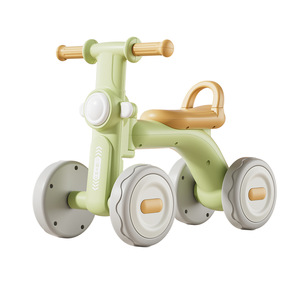 Trottinette pour enfants avec musique et lumières pour glisser, apprendre à marcher, trottinette à quatre roues pour enfants, bala à quatre roues antidérapante - Product Image 1