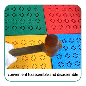 Vente en gros Parquet de terrain de basket-ball suspendu en polypropylène pour jardin d'enfants Parquet de type plante en gazon assemblé des fabricants - Product Image 6