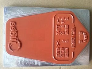 Cetakan Die stempel silikon stempel kertas timah panas pelat emboss Logo kustom - Product Image 4