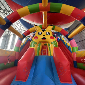 Castillo inflable de Doraemon de 6m x 10m, material de PVC, fácil de instalar, ideal para parques de atracciones, aplicación de juegos de Vietnam. - Product Image 4