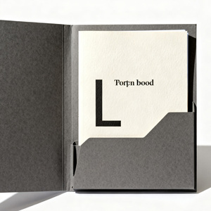 China Factory Printing <strong>Document</strong> Custom Logo Business File <strong>Folders</strong> Presentation <strong>Folder</strong> with Pockets - Product Image 2