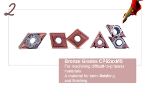 Outils CRM Outils <span class=keywords><strong>de</strong></span> coupe <span class=keywords><strong>de</strong></span> petites pièces <span class=keywords><strong>de</strong></span> précision VBGT110302-CF.CP2630TN Outils <span class=keywords><strong>de</strong></span> coupe et accessoires <span class=keywords><strong>Insert</strong></span> en carbure - Product Image 3