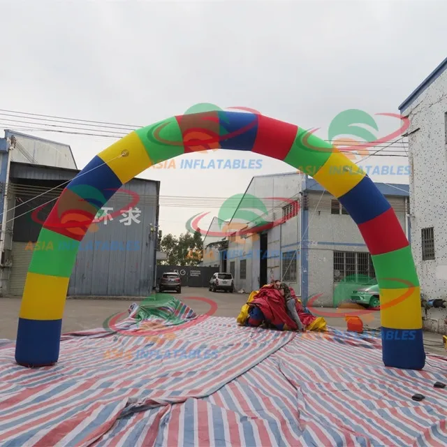 Arc-en-ciel gonflable de publicité géante extérieure d'Oxford pour les décorations gonflables