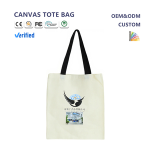 Tối giản vải <span class=keywords><strong>Tote</strong></span> Túi biểu tượng tùy chỉnh bán buôn thân thiện với môi có thể tái chế đôi xử lý dây kéo đóng cửa tái sử dụng ánh sáng mềm - Product Image 1