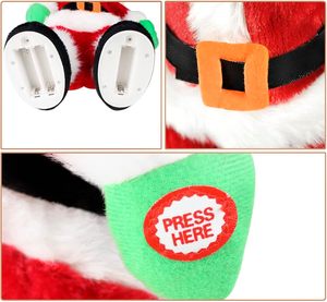 2025 Hot Bán 13 Inch Tương Tác Santa Claus Sang Trọng Bức Tượng Tùy Chỉnh Odm Mềm Đồ Chơi Cho Trẻ Em PP Cotton Lễ Hội Nhà Lễ Hội Trang Trí Nội Thất - Product Image 5