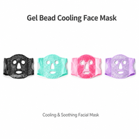 Masque Rafraîchissant Glacé pour les Yeux et le Visage – Gel Compressif, Ajustement Complet, Doux, Réfrigéré, Usage Domestique, Imperméable
