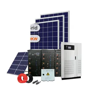 Long Manufacturing Warranty 5kw Solar Power System Off Grid Solar Panel Controller Energy Storage For Home