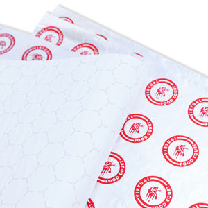 Emballages en papier sandwich en nid d'abeille créatif résistant à la graisse, laminés en aluminium, pour sandwichs et hamburgers - Product Image 1