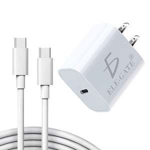Chargeur ELE-GATE 30W avec câble de type C, charge rapide pour téléphone et tablette - Product Image 2