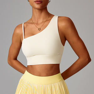 Soutien-gorge de sport asymétrique à dos nageur 2026 pour le yoga – Séchage rapide, extensible et anti-choc pour la course à pied - Product Image 2