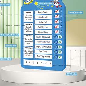 Jeu <span class=keywords><strong>de</strong></span> puzzle MILI, tableau <span class=keywords><strong>de</strong></span> <span class=keywords><strong>planification</strong></span> quotidienne, outil <span class=keywords><strong>de</strong></span> <span class=keywords><strong>gestion</strong></span> <span class=keywords><strong>du</strong></span> <span class=keywords><strong>temps</strong></span> pour enfants, cartes d'autodiscipline, jouets <span class=keywords><strong>de</strong></span> développement <span class=keywords><strong>de</strong></span> la petite enfance - Product Image 5