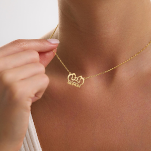 Collar con Colgante <span class=keywords><strong>de</strong></span> Letra <span class=keywords><strong>de</strong></span> Dibujos Animados Personalizado <span class=keywords><strong>para</strong></span> <span class=keywords><strong>Mujer</strong></span>, Cadenas <span class=keywords><strong>de</strong></span> Acero Inoxidable, Joyerí<span class=keywords><strong>a</strong></span> <span class=keywords><strong>de</strong></span> Diseño, Collar con Nombre - Product Image 6