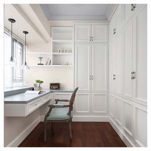 Armoires de rangement de luxe pour chambre à coucher, blanches, vente en gros, combinaison simple, armoire portable pour la famille - Product Image 2