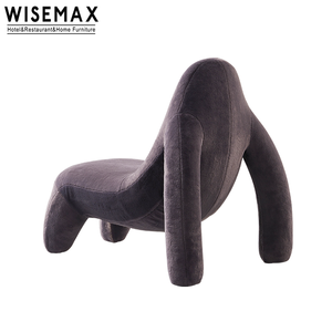 WISEMAX – meuble créatif en forme de singe, confortable, pour <span class=keywords><strong>la</strong></span> maison, petit canapé, chaise de salon en tissu - Product Image 3