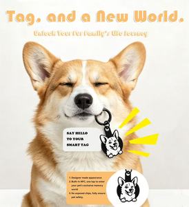 Etiqueta Inteligente NFC Antipérdida para Mascotas, Etiqueta Ligera para Collar de Perro, Recuerdo de la Memoria de tu Amado Animal - Product Image 5