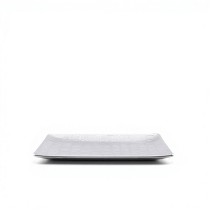 Plateau décoratif moderne en aluminium texturé moulé, ensemble de vaisselle de cuisine et de salle à manger, lot en vrac - Product Image 1