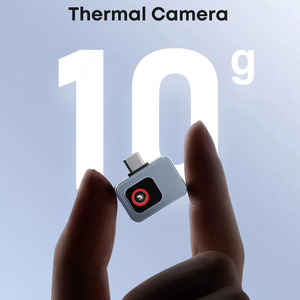 Cámara Infrarroja Tipo-C de <span class=keywords><strong>256</strong></span>*192 para Teléfonos Inteligentes Android/IOS, Visión Nocturna, Reparación de Circuitos PCB, Calentamiento Industrial, Lente Macro, 25Hz - Product Image 6