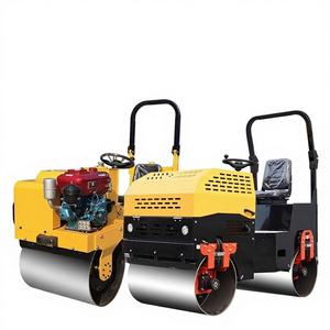 Compacteur routier vibrant hydraulique à roue simple ou double en acier, véhicule compacteur de pelouse et de route, Changchai, petit et facile à utiliser - Product Image 1
