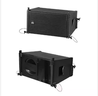 Sistema de Altavoces Line Array Top Sound de 10 Pulgadas, Conjunto Combinado con 4 Altavoces Line Array y Dos Subwoofers de 15 Pulgadas, Equipo de Sonido
