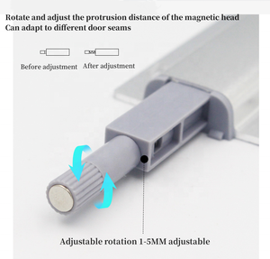 Spinta magnetica per aprire un forte dispositivo di rimbalzo magnetico per armadi invisibile porta Touch perline stampa molle apriporta - Product Image 5