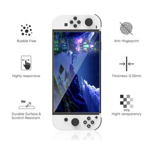 Film protecteur d'écran en verre trempé HD 9H transparent pour console de jeu Nintendo Switch Oled - Product Image 4