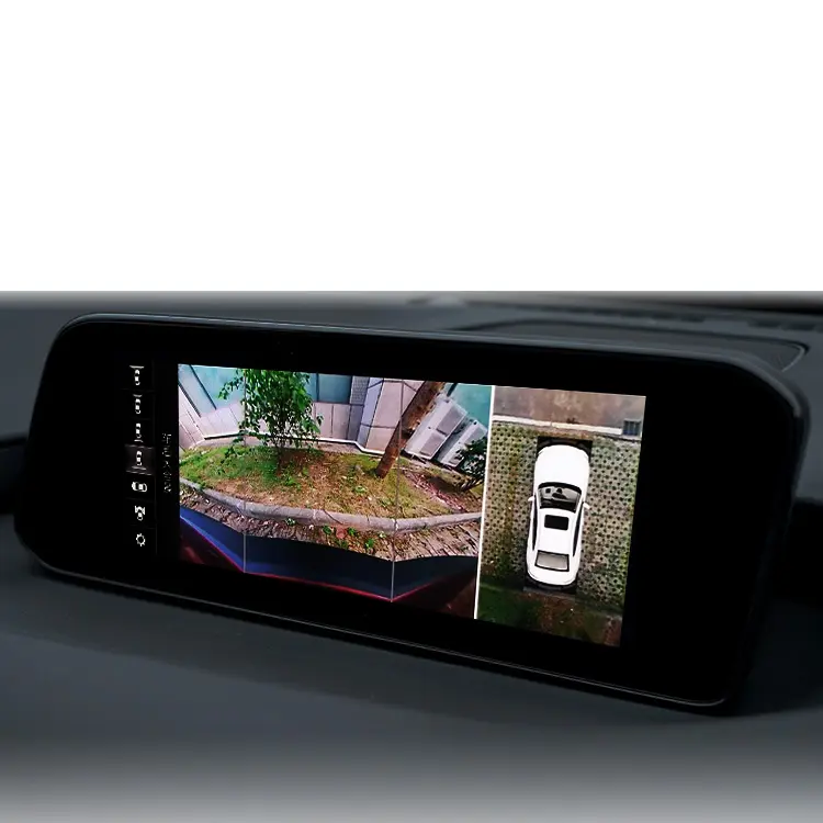 Sinjet360度カメラバードビュー駐車セキュリティシステムダッシュボードカメラ録画マツダ3用3Dカーダッシュカム