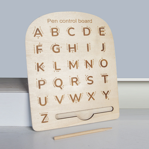 All'ingrosso Montessori giocattoli educativi per bambini <span class=keywords><strong>in</strong></span> legno lettera numero di scrittura scheda pratica per l'apprendimento precoce <span class=keywords><strong>in</strong></span> età prescolare bambini piccoli - Product Image 3