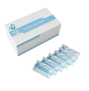 Urin-Teststreifen Schwangerschaft Frühschwangerschaft Teststreifen-Kit HCG-Testkassette für Fruchtbarkeitsfrauen ein Schritt
