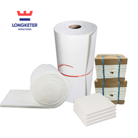 Papier en Fibre Céramique de Fabricant Chinois, 160kg/m3, 1430 ℃ Convient pour l'étanchéité des revêtements des fours et des fours industriels.