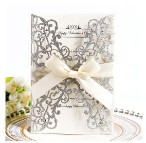 Venta al por mayor <span class=keywords><strong>de</strong></span> papel <span class=keywords><strong>de</strong></span> oro <span class=keywords><strong>de</strong></span> alta calidad láser hueco en blanco tarjeta <span class=keywords><strong>de</strong></span> invitación <span class=keywords><strong>de</strong></span> boda y sobres para regalos <span class=keywords><strong>de</strong></span> boda - Product Image 5
