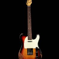 High-quality Vintage Relic Electric Guitar, Stainless Steel Frets, Alnico Pickups, Brass Bridge, Ideal for Professionals