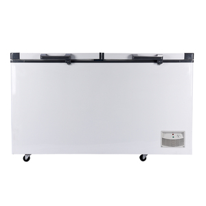 Hybrid Off/on Grid 12v/24v Solar Refrigerator 508l Dc/ac Double Door Chest Deep Freezer Powered <b>Fridge</b> System with Battery Bdbc - Product Image 2