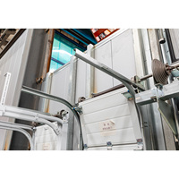 Rail de porte de garage sectionnel en acier de haute qualité Design moderne-Quincaillerie de porte de vente directe d'usine