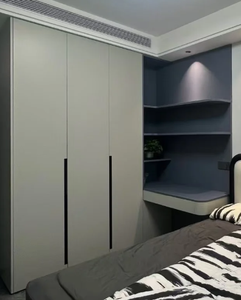 Fabricante de Muebles personalizados Muebles de dormitorio Diseño de armario moderno modular de madera Armario de dormitorio Estilo minimalista - Product Image 6