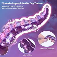 Vibromasseur vibrant en forme de pieuvre avec ventouse, monstre vibrant énorme et épais pour stimulation du point G féminin, plug anal, jouet sexuel pour adulte